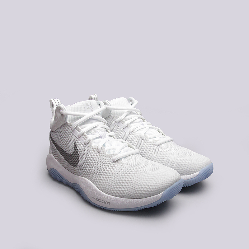 мужские белые баскетбольные кроссовки Nike Zoom Rev 852422-100 - цена, описание, фото 2